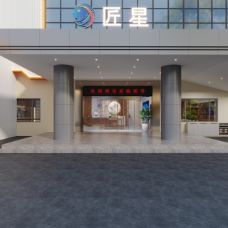 现代办公楼门头