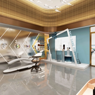 现代化妆品展区方案2