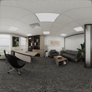 现代办公室4全景