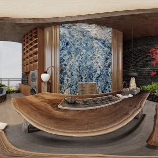 现代花园 全景