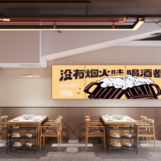 现代餐厅特写 (2)