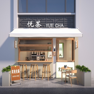 茶门头透视1