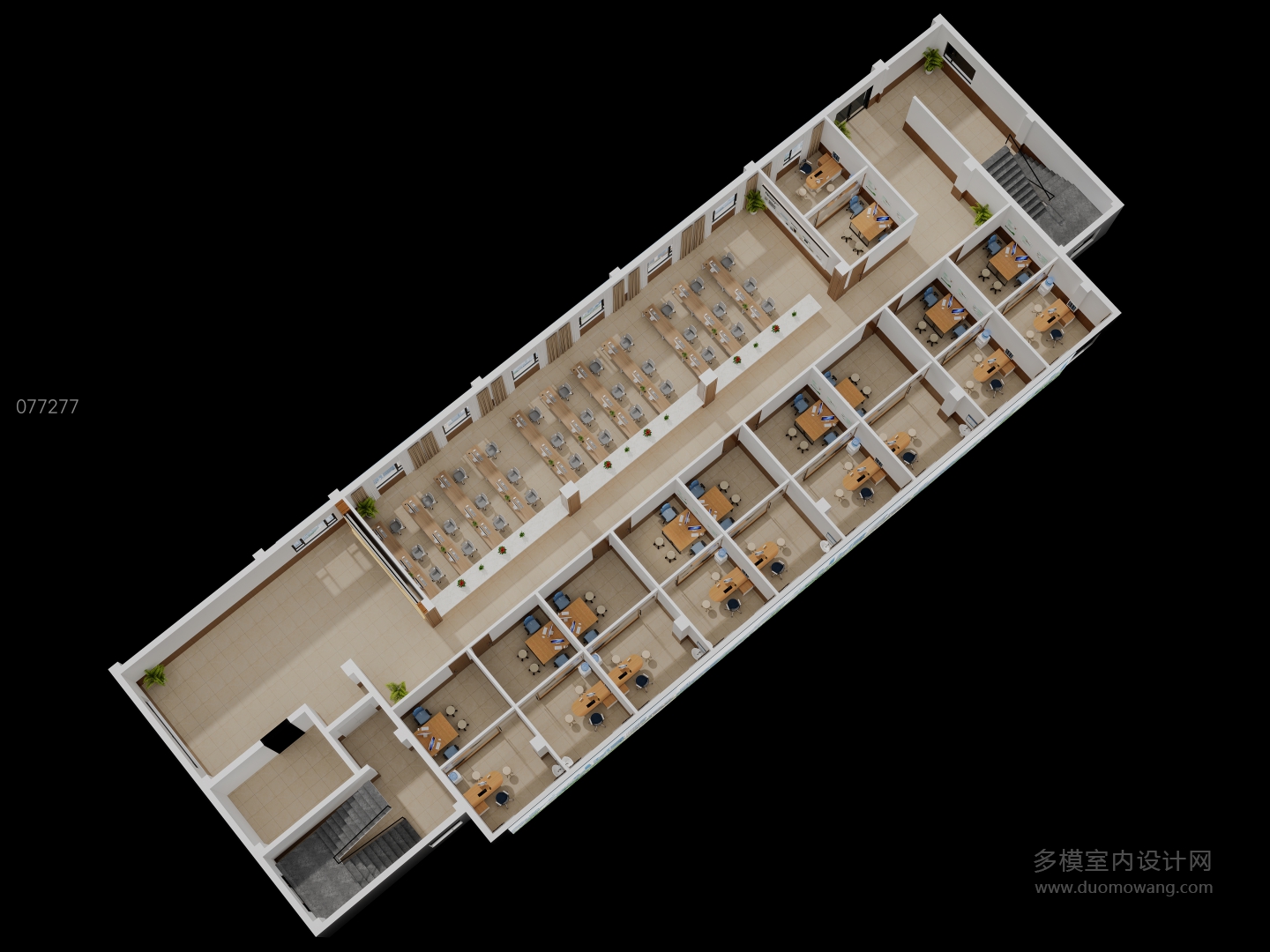 中式中医院鸟瞰