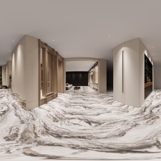 现代展厅全景1