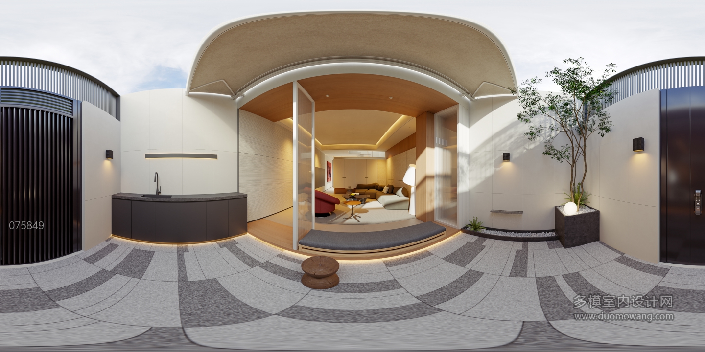 现代一楼庭院360 (2)