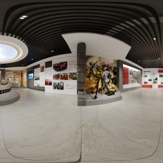 现代展厅全景002