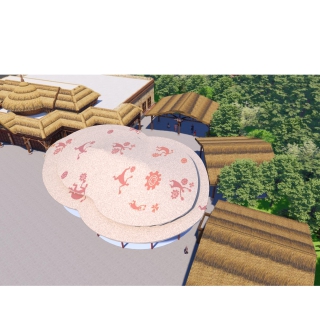 棚鸟瞰
