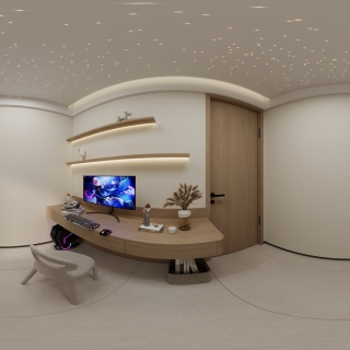 现代一楼次卧三楼儿童房镜头1全景