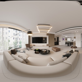 现代客厅360