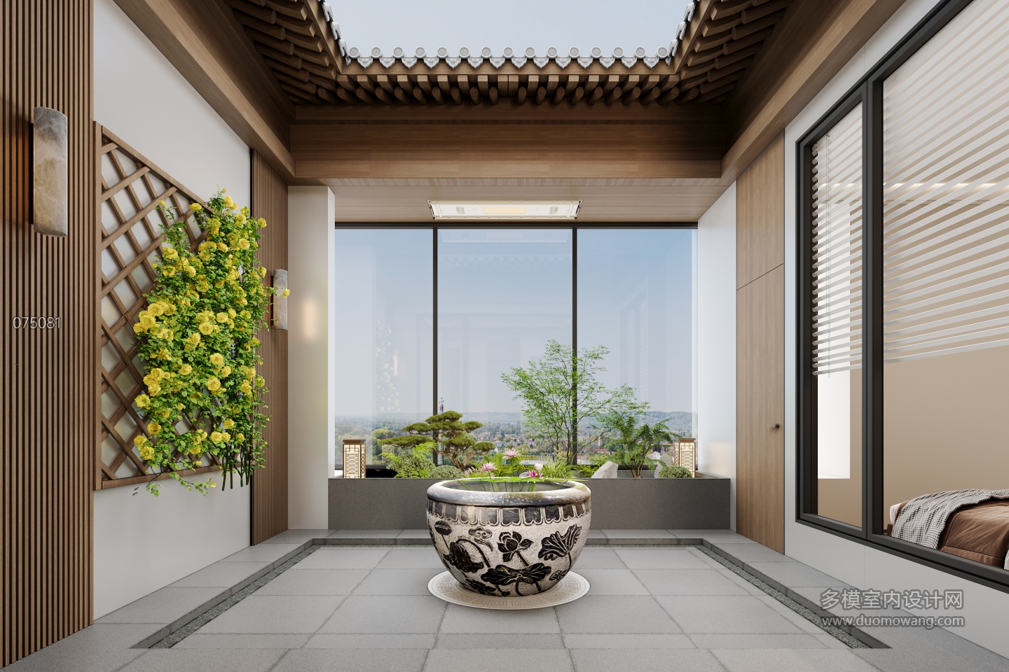 现代二层庭院