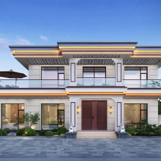 现代自建房别墅