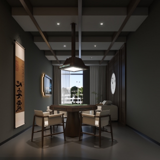 工业风 棋牌室 2