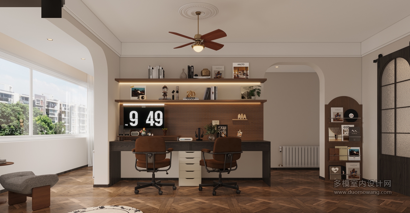 中古风主卧书房单张