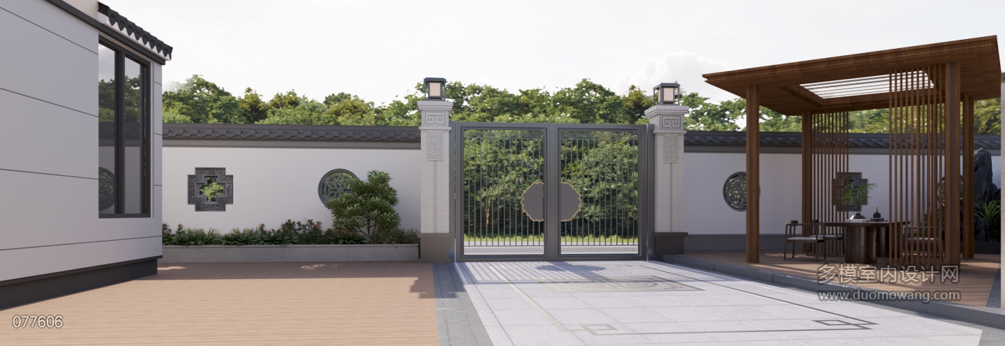 新中式庭院