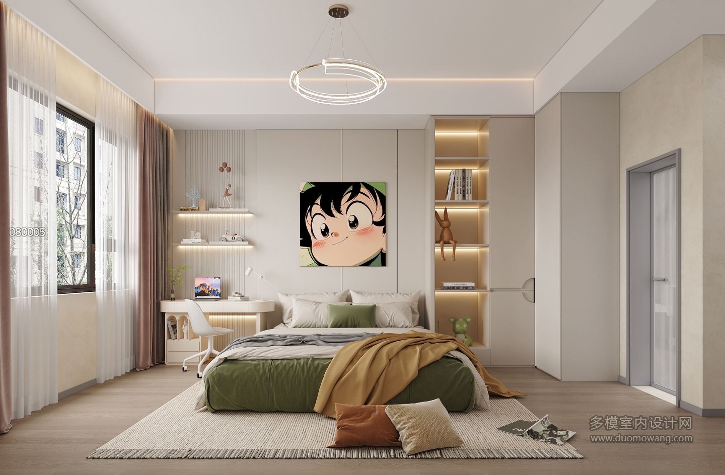 现代三层女孩房