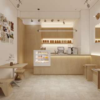 现代奶茶店