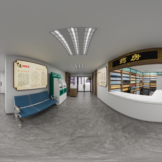 一楼输液大厅全景