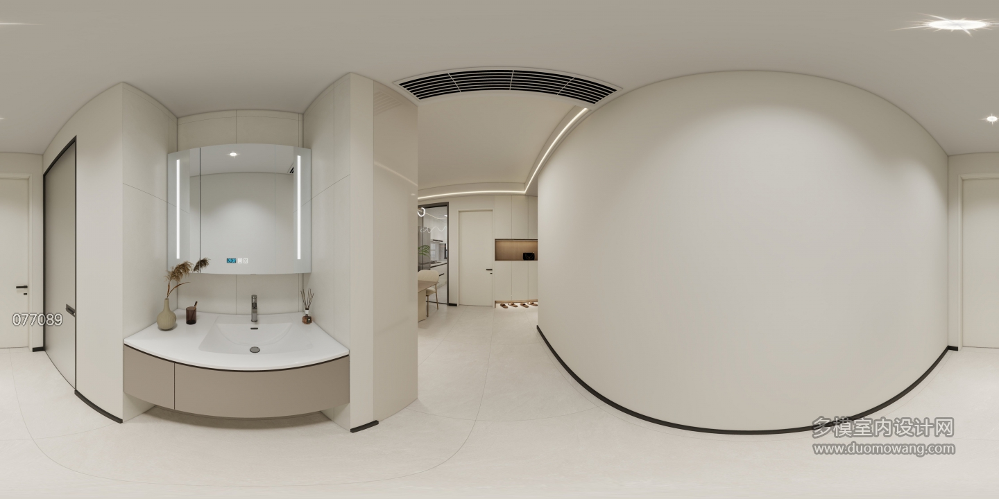 现代简约洗手区