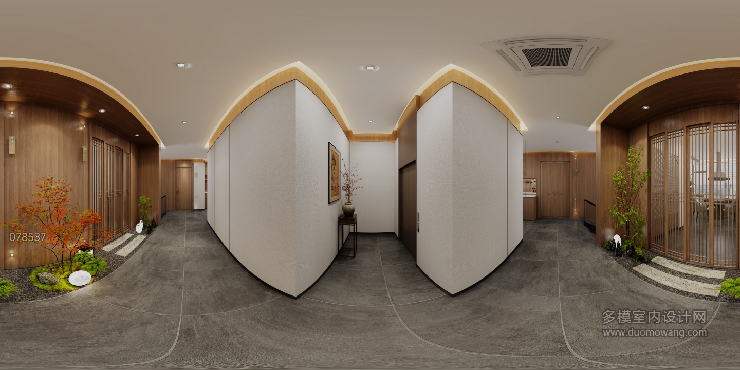 新中式走廊全景2