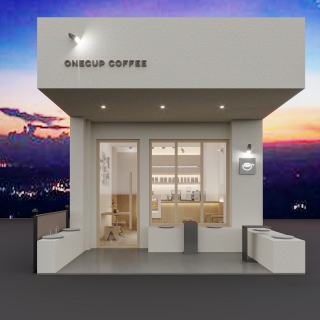 现代奶茶店