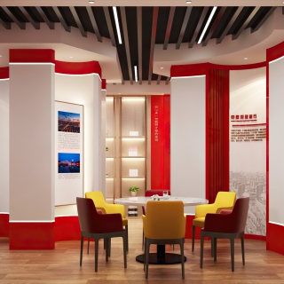 现代社区党建展厅 (4)
