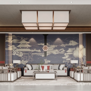 新中式接待区1