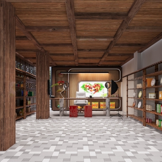 现代茶叶店