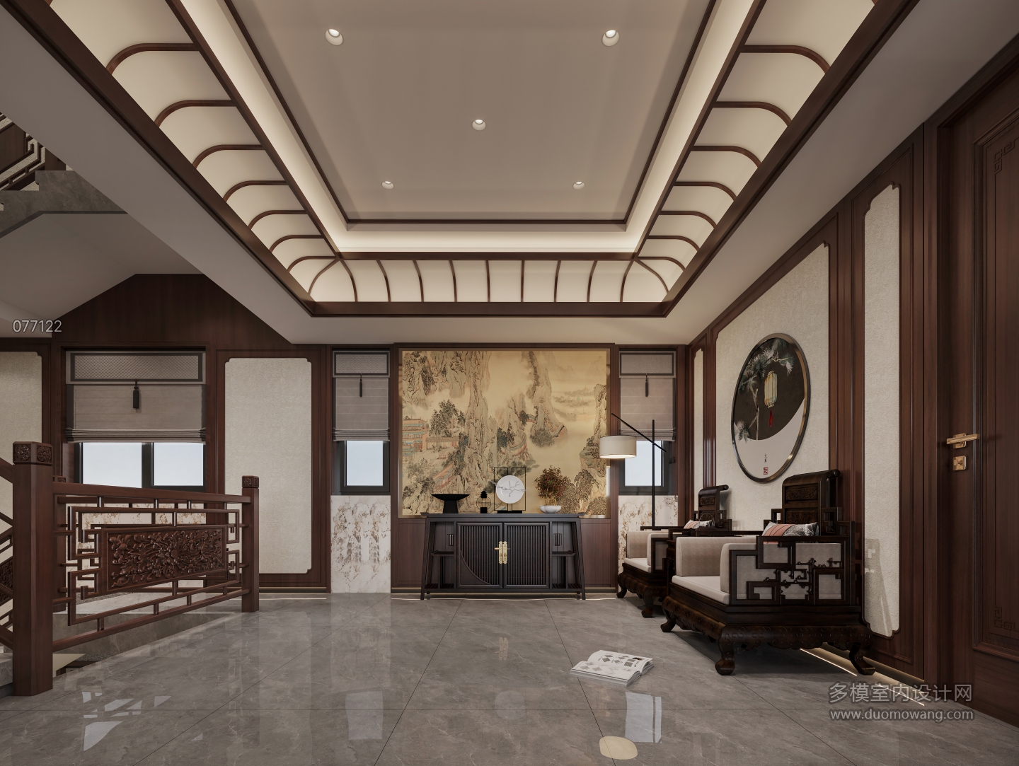二楼中式休闲区