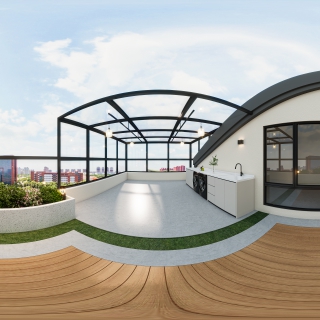 现在屋顶花园360