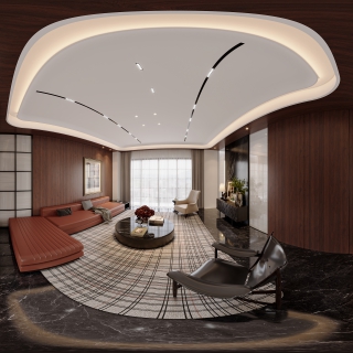 现代客厅360