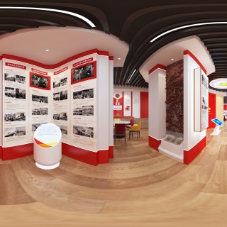 现代社区党建展厅全景 (4)