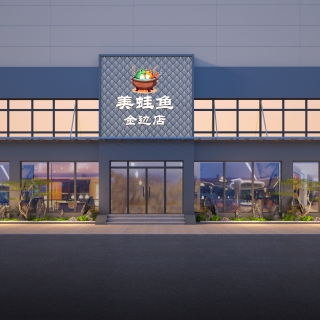 门头透视