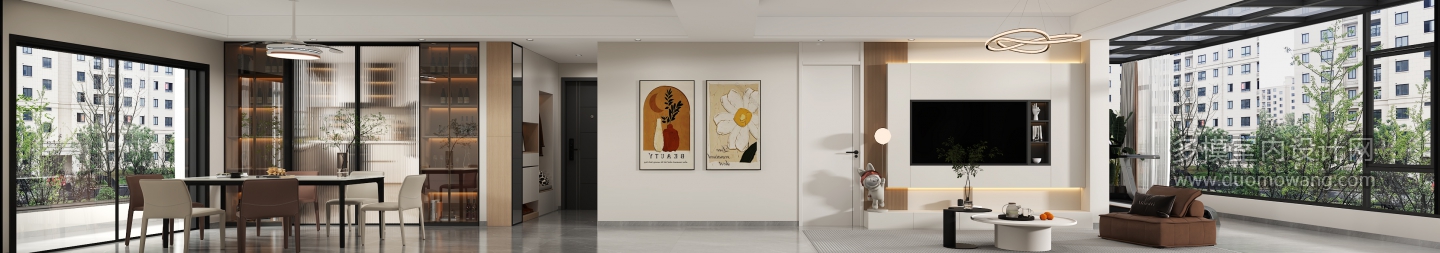现代电视背景墙