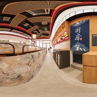 中式大厅回菜点