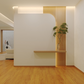 现代地下室门厅造型