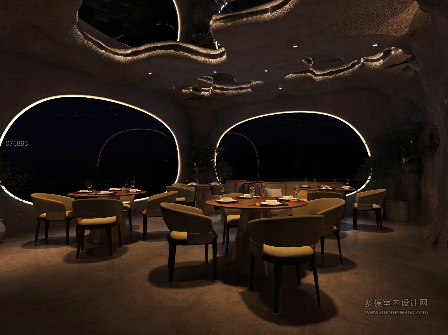 石洞异形餐厅