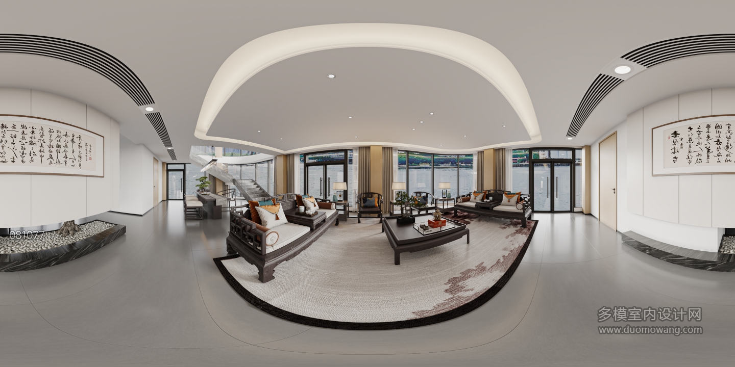 现代新中客厅360