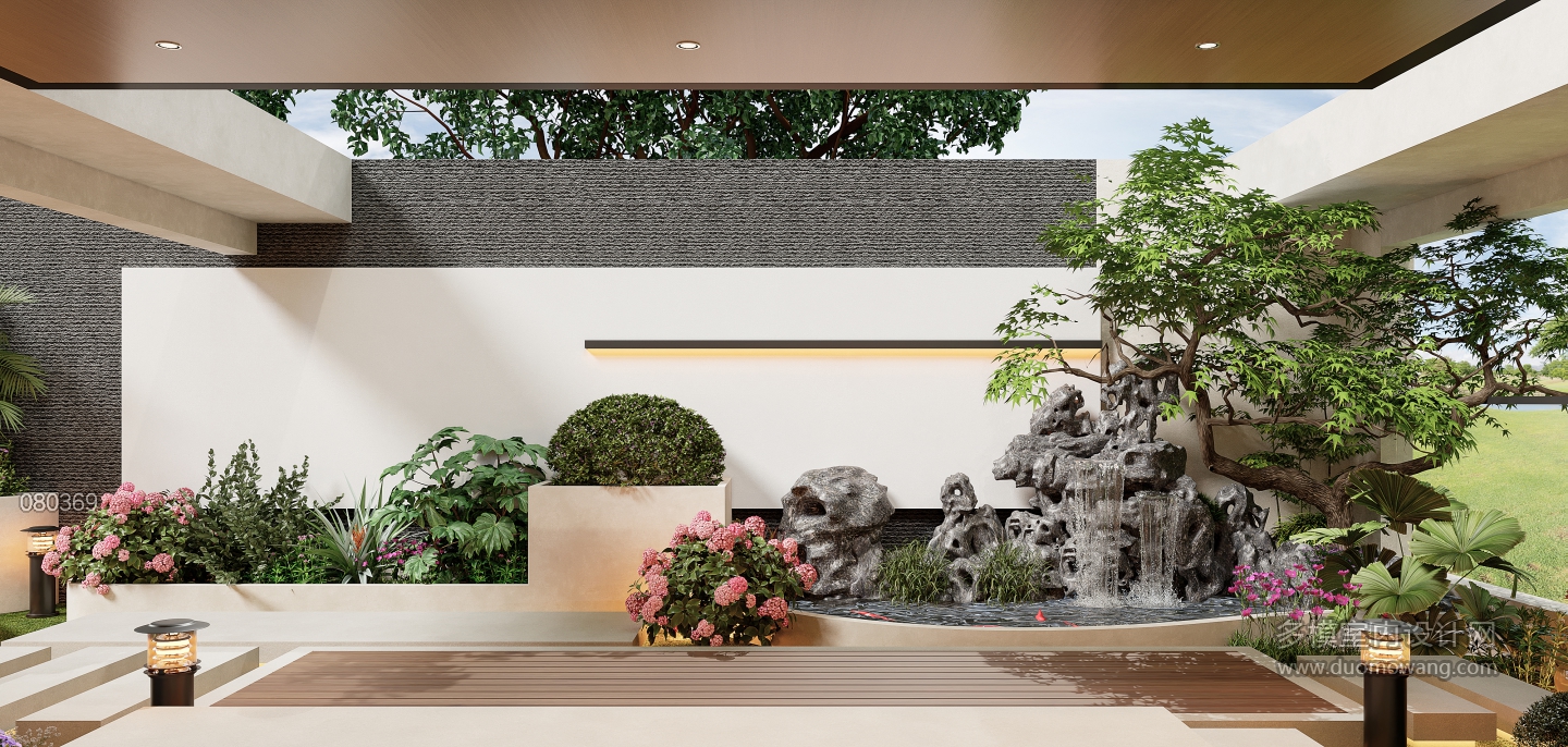 现代庭院002