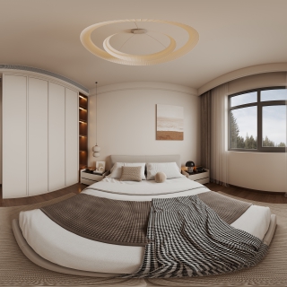 现代中古次卧2全景