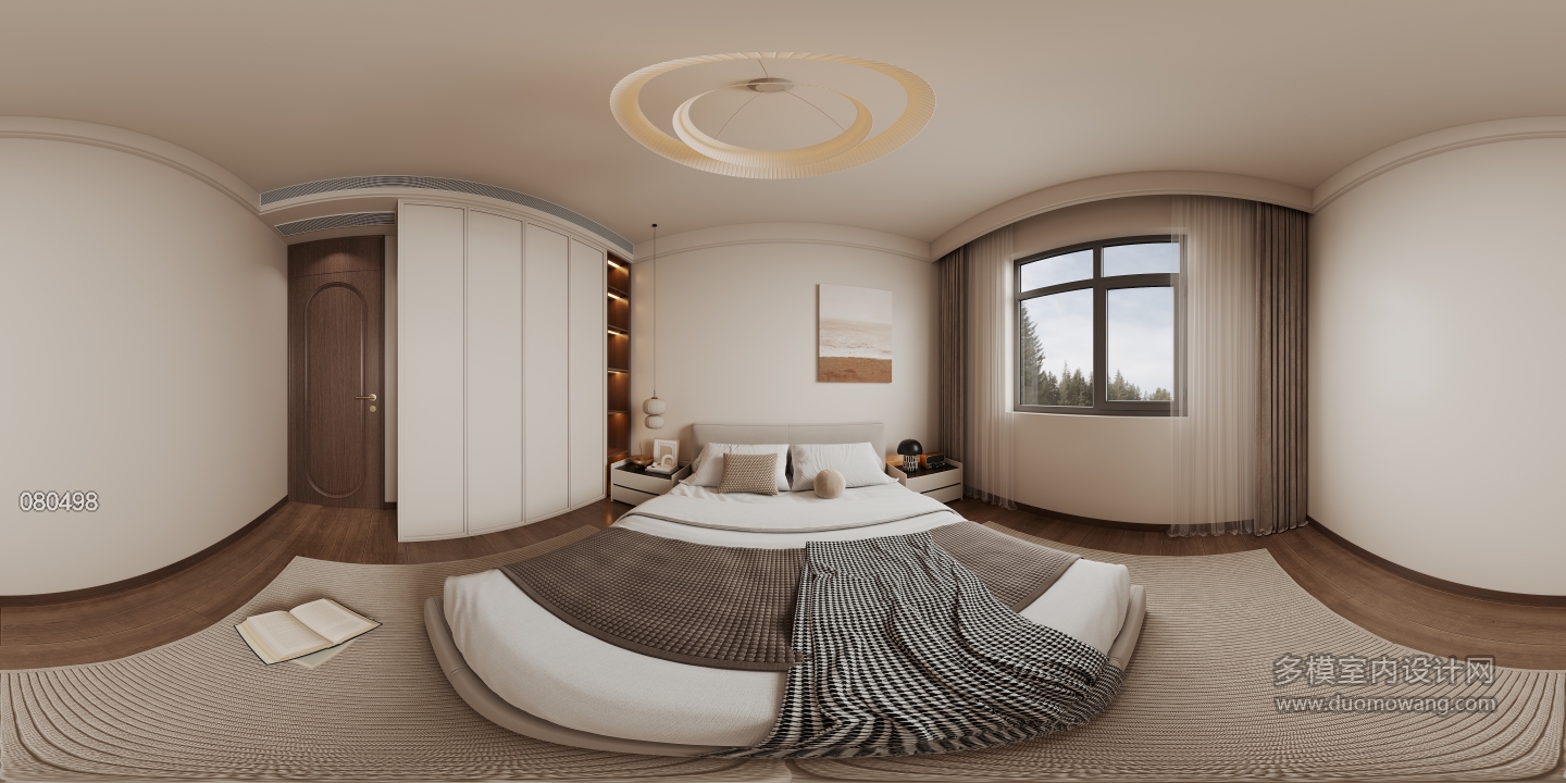 现代中古次卧2全景