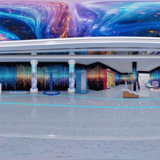 现代科技馆四楼展厅全景1