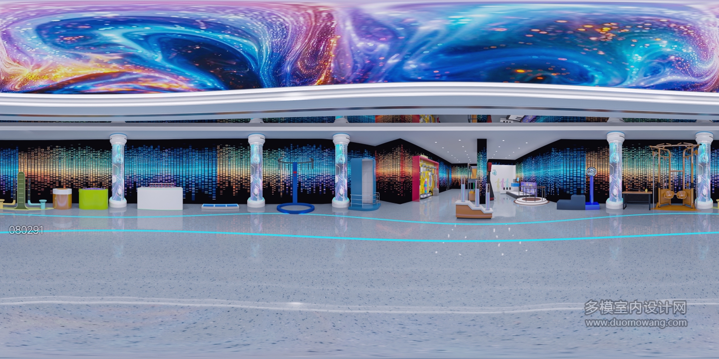 现代科技馆四楼展厅全景1