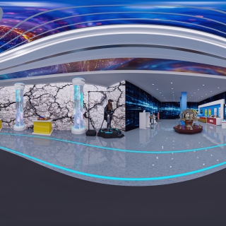 现代科技馆五楼展厅全景1