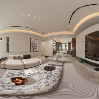 现代客厅360