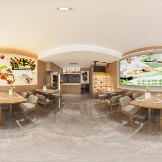 现代餐饮店360