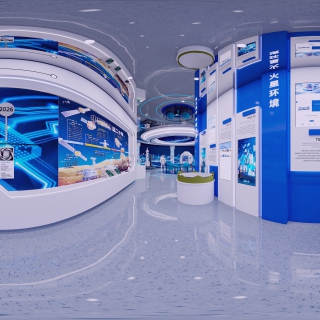 现代科技馆二楼展厅全景3