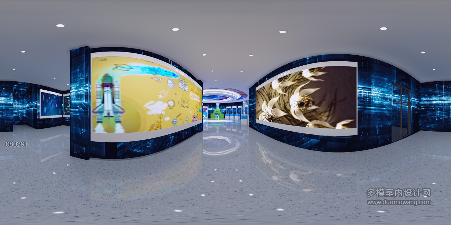 现代科技馆三楼展厅全景3