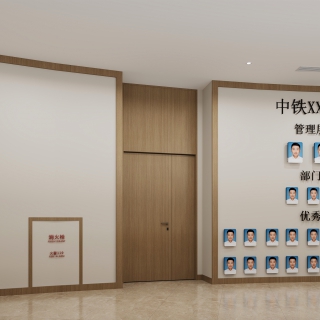 现代公司形象墙