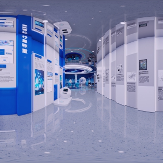 现代科技馆二楼展厅全景2