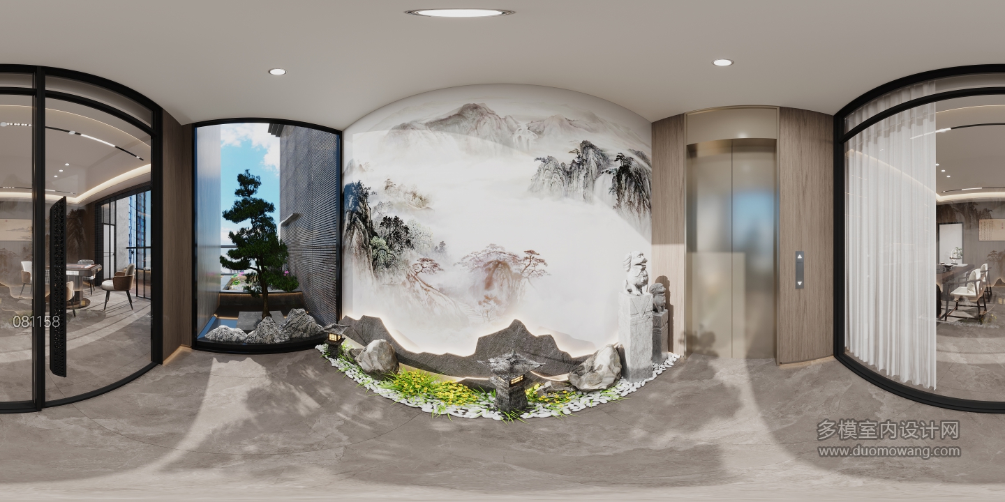 三楼玄关全景